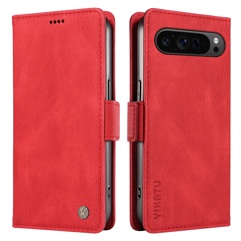 YIKATU YK-004 For Google Pixel 9 Pro Case Skin-Touch Leather Phone Cover YIKATU YK-004 For Google Pixel 9 Pro Case Skin-Touch Leather Phone Cover